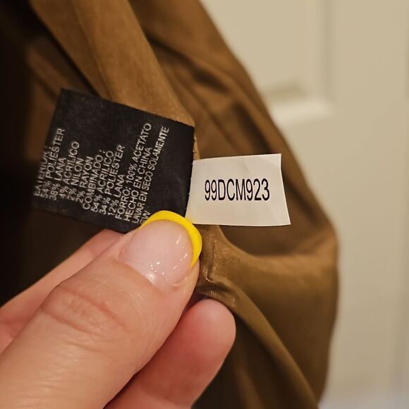 Cremieux Blazer Arabella Colorblock Tweed Jacket Unique Red Size 10 - Picture 5 of 10